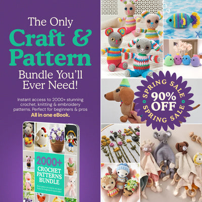 🌟 Ultimate 2000+ Crochet Patterns Mega Bundle 🌟