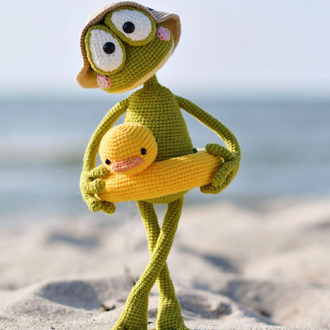Adorable Froggy Beach Crochet Pattern