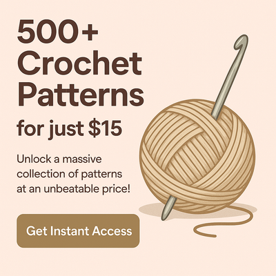 Premium Amigurumi Bundle: 500+ Cute & Creative Crochet Patterns" 🧶✨