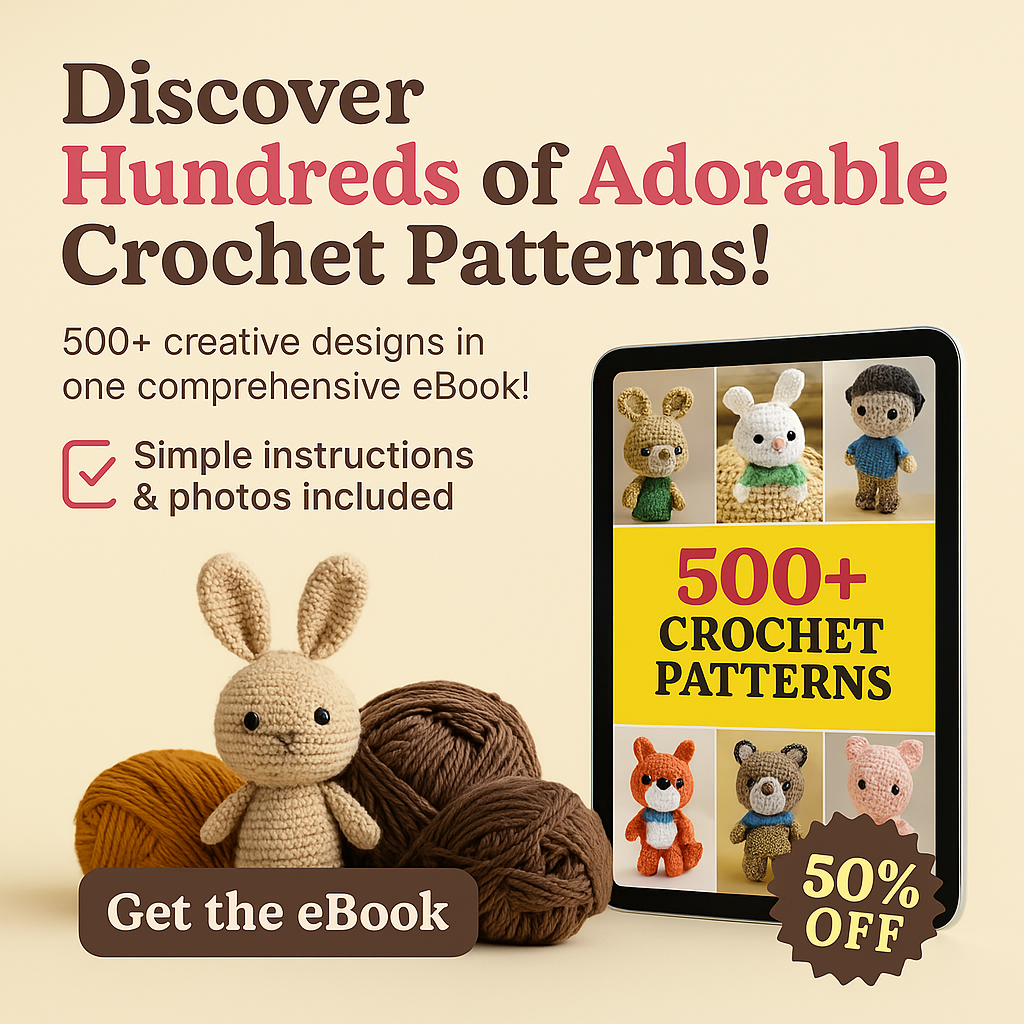 Premium Amigurumi Bundle: 500+ Cute & Creative Crochet Patterns" 🧶✨