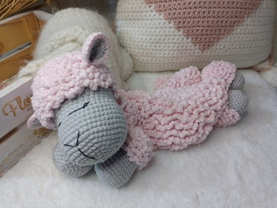 Sheep Security Blanket crochet pattern