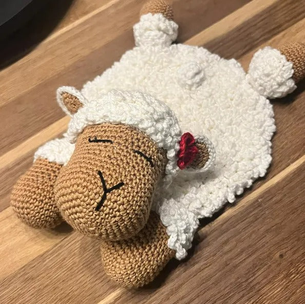 Sheep Security Blanket crochet pattern
