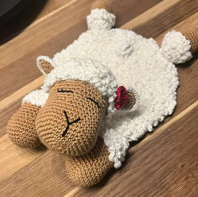 Sheep Security Blanket crochet pattern