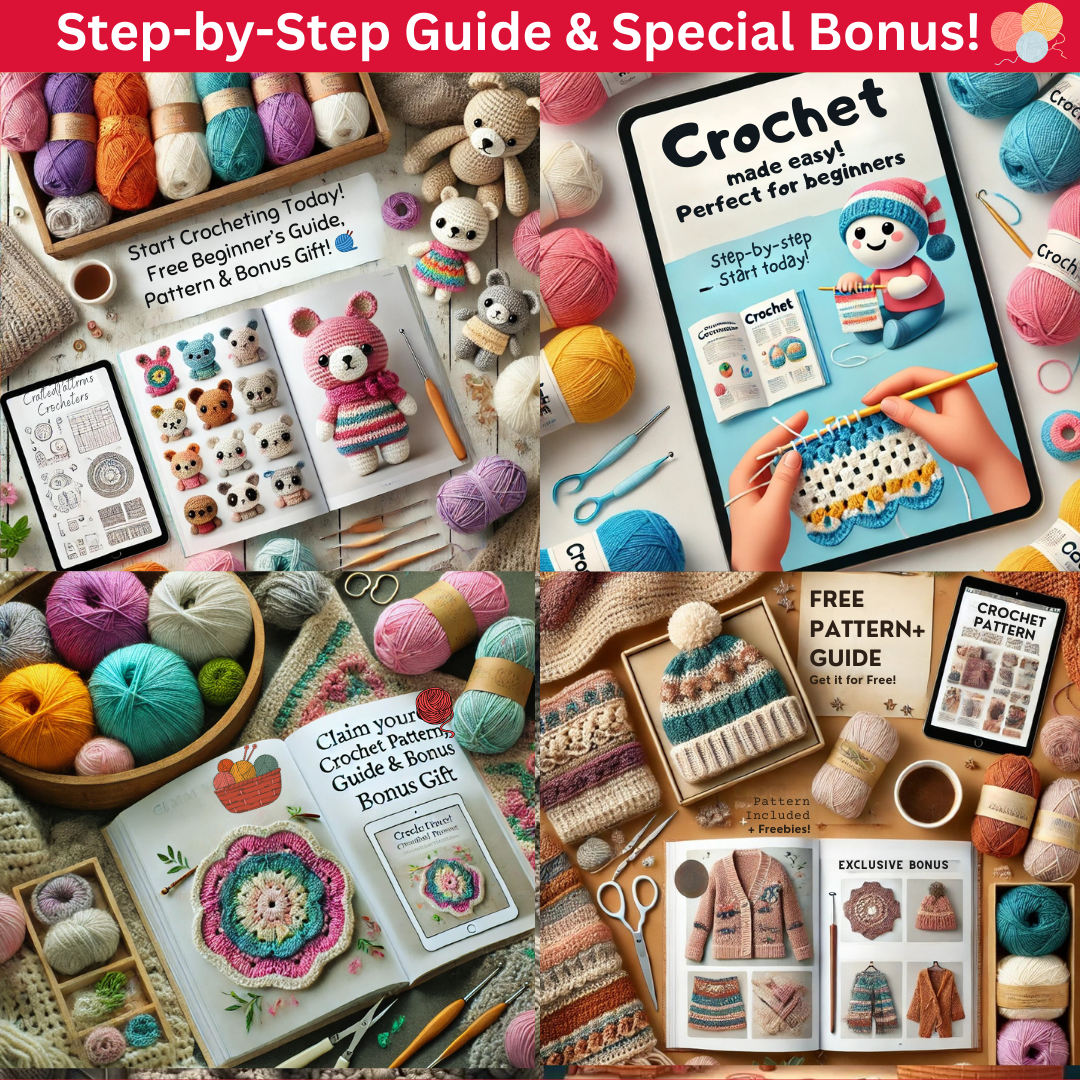 🌟 Ultimate 2000+ Crochet Patterns Mega Bundle 🌟