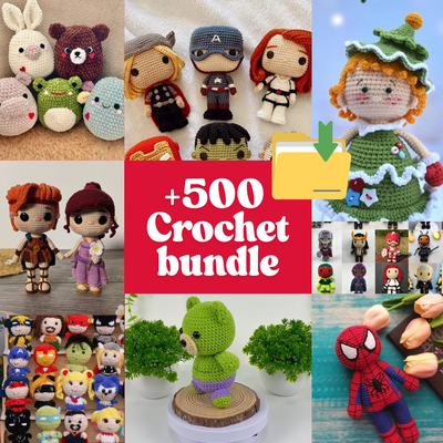 Premium Amigurumi Bundle: 500+ Cute & Creative Crochet Patterns" 🧶✨